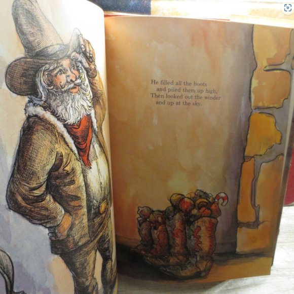 Texas Night Before Christmas Book - Picture 5 of 6